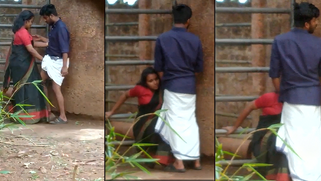 Ravenous Desi teen gobbling lover’s prick in heated public tryst