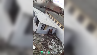 Unsatisfied aunty is caught fucking outdoor with brother of hubby, Desi mms