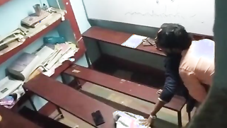 Leaked MMS - Teacher drills his student girl's dripping wet pussy hard on the classroom table, punishing her misbehavior | XXX Video on AllSex.XXX