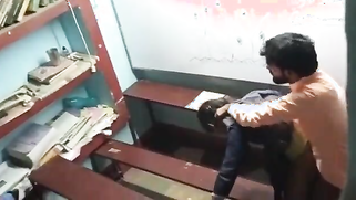 Leaked MMS - Teacher drills his student girl's dripping wet pussy hard on the classroom table, punishing her misbehavior | XXX Video on AllSex.XXX