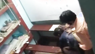 Leaked MMS - Teacher drills his student girl's dripping wet pussy hard on the classroom table, punishing her misbehavior | XXX Video on AllSex.XXX