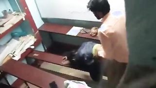 Leaked MMS - Teacher drills his student girl's dripping wet pussy hard on the classroom table, punishing her misbehavior | XXX Video on AllSex.XXX