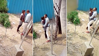 Leaked XXX MMs - Cheating Desi Wife Caught on Cam Screwing Her Lover Outside