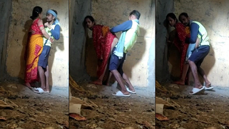 Perv Voyeur Captures Cheating Bhabhi Getting Fucked In Ass by Devar in an Abandoned House