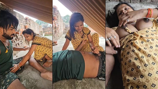 Ravishing Young Indian Temptress Satisfies Her Boyfriend with a Spicy Outdoor Blowjob