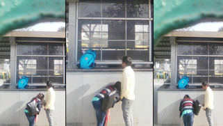 Pervy Cam Captures Slutty Indian Aunty Blowing Lover's Shaft Eagerly Outdoors While Husband Works