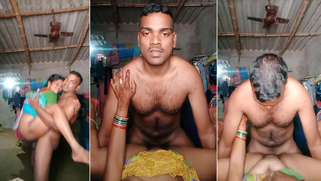 Sneaky Cam Records Busty Cheating Aunty Drilled Hard In Dirty Barn by Lover as Hubby at Work