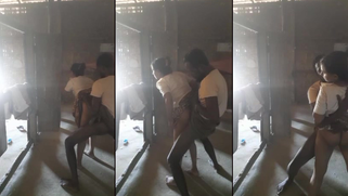 Raunchy Neighbor Tapes Horny Devar Screwing Village Bhabhi Passionately in Secret Shed - MMs Video