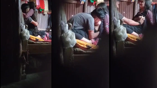 Sneaky Neighbor Captures Curvy Bhabhi Banging Devar Voraciously Through Shed Hole