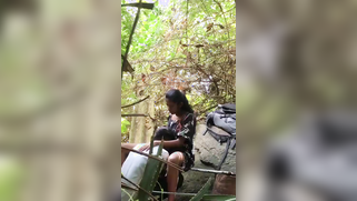 Leaked Spy Cam Catches Cheating Desi Wife Getting Dicked in Jungle