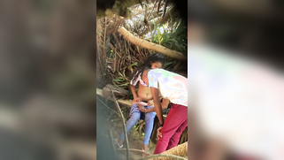 Spy Cam Catches Indian Whore Wife Banging Her Young Lover's Cock Deep in the Jungle | XXX Video on AllSex.XXX