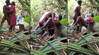 Cheating Indian MILF Nabbed on Video, Hungrily Devouring Lover's Dick and Enduring Outdoor Ass-Fucking