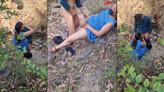 New MMS Leaked - Cheating wife fucks brother-in-law in the jungle and gets caught on camera