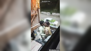 Desi Slutty GF Deepthroats My Meat Then I Smash That Wet Pussy on the Open Balcony