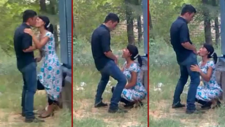 Busty Rural Whore Deepthroats Dick Deep in Forest, Cuckolds Her Man - Secret Leak Tape