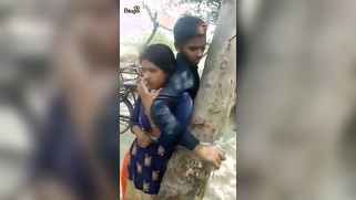 Rebellious Village BF & GF Caught Fucking, Pilloried for Filthy Public Reprimand Fuckfest