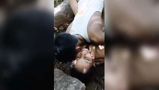 Desi GF Brazenly Fucking in Jungle, Moaning Loud as Cock Stretches Her Tight Pussy - Leak MMS | XXX Video on AllSex.XXX