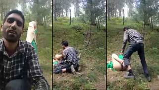 Muslim Couple Sneaks Wild Outdoor Sex Away From Jealous Cuckold - Leaked MMs -