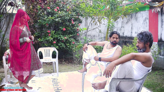 Hindi Audio - Naughty Housemaid Gets Hardcore Anal Outdoors With Two Malik | XXX Video on AllSex.XXX