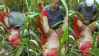 Muslim Wife Brutal Fucked by Her Elderly Employer in a Rice Field, To the Сheers of the Сrowd