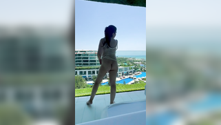 Vacation Balcony Show, Dusky Mallu Bitch Bounces Ass for Strangers | XXX Video on AllSex.XXX