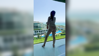 Vacation Balcony Show, Dusky Mallu Bitch Bounces Ass for Strangers | XXX Video on AllSex.XXX