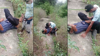 Kozhunthan Fucked Nasty Bihari Slut Raw in Open Field, Leak MMS