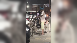 Desi MILF Gives a Handjob Rickshaw Driver's Fat Cock on Crowded Street for Ride Payment | XXX Video on AllSex.XXX