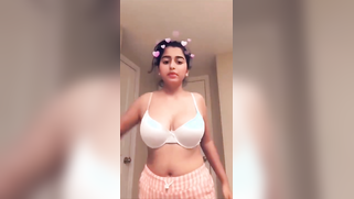 Slutty Mallu MILF Exposing Massive Melons to Horny Stepbrother, Dripping Wet and Ready