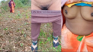 Desi Bhabhi Went to Do Pising Outdor, Stepbrother in Law Did Video Recording