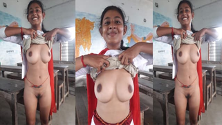 Horny Desi College GF Blowjob to Teacher, Fucked Roughly After Class in Hot Viral Vid