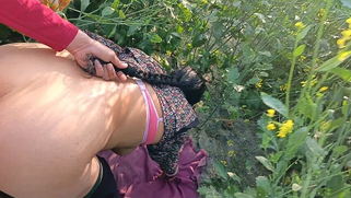 Cheating Indian MILF Gets Boss's Cock on POV Cam Outdoor, Pounded Till She Squirts Hard