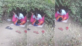 I Fucked That Desi School Friend Good In The Jungle Making The Bitch Scream For More