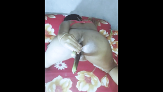 Horny Desi Bitch Double Fucks Her Pussy And Asshole With Eggplants Home Alone | XXX Video on AllSex.XXX