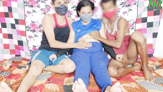 Her Desi AssHole and Twat Got Absolutely Destroyed by the Two Hung Neighbors Next Door | XXX Video on AllSex.XXX