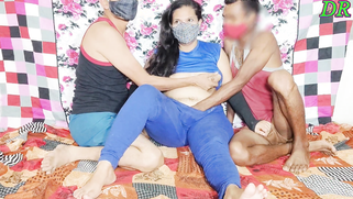 Her Desi AssHole and Twat Got Absolutely Destroyed by the Two Hung Neighbors Next Door | XXX Video on AllSex.XXX