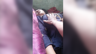 Pervy Brother Beats His Meat While Spying On His Desi Sis's Naked Tits As She Sleeps