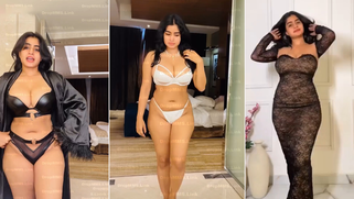 Leaked Curvy Indian IG Star's Shilpa Fit  MMS Video Of Her Posing Naked For BF's Big Dick | XXX Video on AllSex.XXX