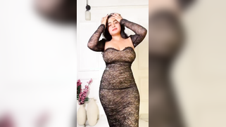 Leaked Curvy Indian IG Star's Shilpa Fit  MMS Video Of Her Posing Naked For BF's Big Dick | XXX Video on AllSex.XXX
