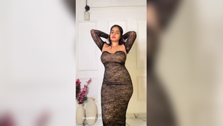 Leaked Curvy Indian IG Star's Shilpa Fit  MMS Video Of Her Posing Naked For BF's Big Dick | XXX Video on AllSex.XXX