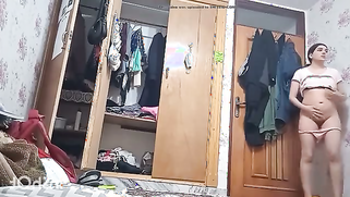 Bro secretly records Pakistani sis stripping naked & fingering her cunt - leaked mms video | XXX Video on AllSex.XXX