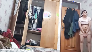 Bro secretly records Pakistani sis stripping naked & fingering her cunt - leaked mms video | XXX Video on AllSex.XXX
