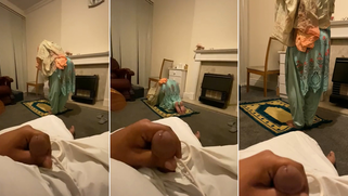 Leaked MMs, Pakistani Mom Does Namaz Doggy Worship While Son Jerks Off Dick On Her Ass | XXX Video on AllSex.XXX