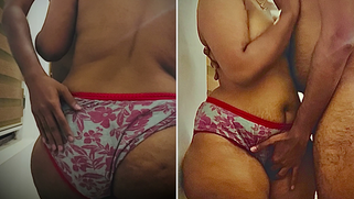 The fat ass of the hotwife is shown to her husband in the video | XXX Video on AllSex.XXX