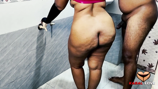 Desi Bhabhi Shaking Her Fat Ass & Big Tits to Tease Her Hubby