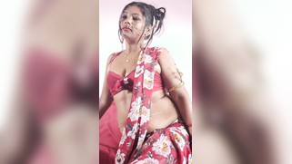 Hot Desi neighbor in the red sari offered her boob to be cum on after sex | XXX Video on AllSex.XXX