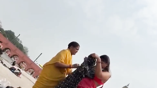 Leaked DESI MMs - Mom & Daughter Outdoor Changing Clothes Captured Secretly | XXX Video on AllSex.XXX