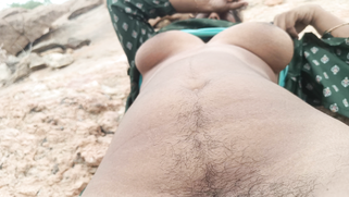 Horny Tamil Married Auntie Gets Her Big Tits Licked and Fucked Raw in the Jungle | XXX Video on AllSex.XXX