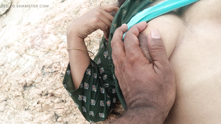 Horny Tamil Married Auntie Gets Her Big Tits Licked and Fucked Raw in the Jungle | XXX Video on AllSex.XXX