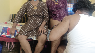 Naughty Desi Wife Lets Lil Sis Slurp Her Wet Cunt for the First Damn Time | XXX Video on AllSex.XXX